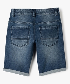 bermuda en jean coupe regular a revers garcon grisI495001_4
