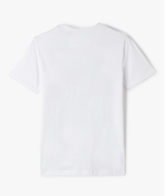 tee-shirt garcon a manches courtes avec message blancI505501_3