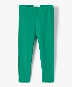 GEMO Legging 78ème uni à taille élastiquée fille vert standard