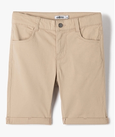 GEMO Bermuda en coton léger fille Beige