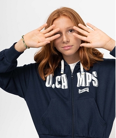 GEMO Sweat zippé pour fille - CAMPS UNITED Bleu