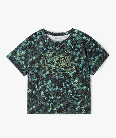 TOILE BLEU CLAIR TEE-SHIRT IMPRIME