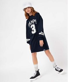 robe sweat fille avec inscription xxl – camps united bleuI549901_1