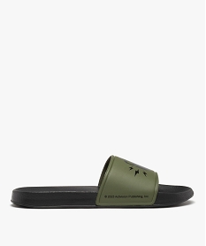 GEMO Mules de piscine homme à bandeau imprimé – Call of Duty Vert