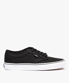 GEMO Baskets homme unies en toile et à lacets - VANS Noir