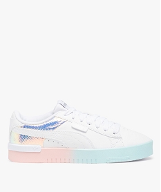 GEMO Baskets femme détails colorés et irisées – Puma Jada Exotic Blanc