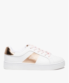 GEMO Tennis femme à lacets et détails brillants - Kappa San Glimo Blanc