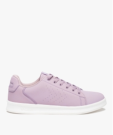 GEMO Tennis femme unies à lacets – Hummel Busan violet standard