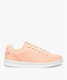 GEMO Tennis femme unies à lacets – Hummel Busan orange standard