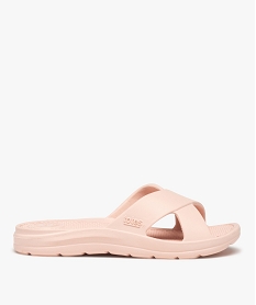 GEMO Mules de piscine femme unies - Isotoner Rose