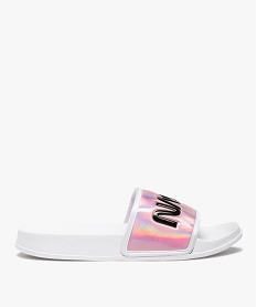 TEE-SHIRT BLANC MULE ROSE