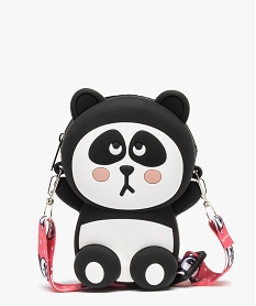 pochette fille forme panda avec cordon satine amovible noirI574401_1