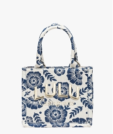 GEMO Sac fille à motifs fleuris et broderie pailletée - LuluCastagnette Bleu