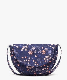 sac fille a petites fleurs avec chouchou pour les cheveux bleuI575901_1