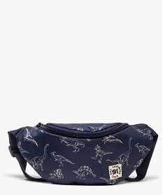 GEMO Sac banane garçon à motifs dinosaures Bleu