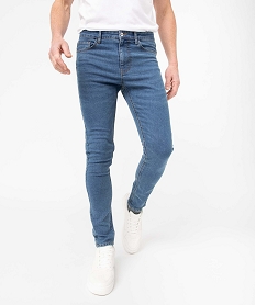 jean homme skinny taille haute en coton stretch grisI596801_2