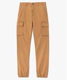 pantalon cargo coupe straight homme beigeI598701_4