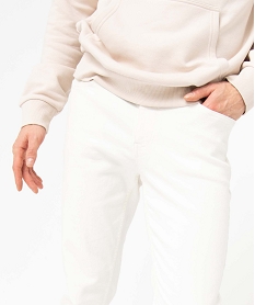 jean homme coupe slim en coton stretch blancI599501_2