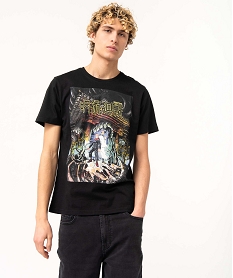 GEMO Tee-shirt homme à manches courtes imprimé - Jujutsu Kaisen noir standard