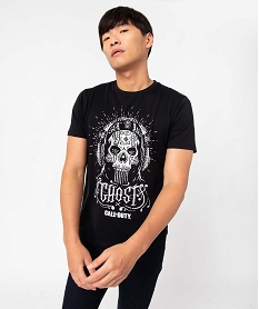 GEMO Tee-shirt homme avec motif tête de mort - Call of Duty noir standard