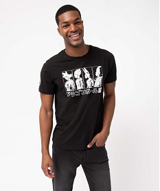 GEMO Tee-shirt homme à manches courtes imprimé - Dragon Ball noir standard