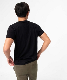 tee-shirt homme a manches courtes avec motif bicolore - metallica noirI618701_3