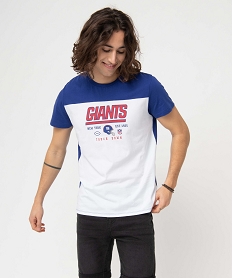 tee-shirt pour homme bicolore imprime giants - nfl blancI620101_2