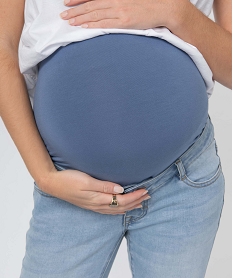 jean de grossesse coupe skinny avec bandeau haut bleuI632801_2