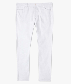 jean femme grande taille coupe regular blanc pantalons et jeansI633401_4