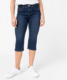 pantacourt femme en jean coupe slim bleuI635401_1