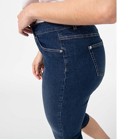 pantacourt femme en jean coupe slim bleuI635401_2