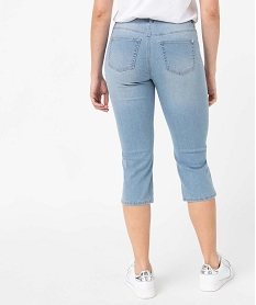 pantacourt femme en jean coupe slim bleuI635601_3