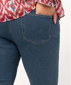 pantacourt en jean femme grande taille en denim stretch bleuI636101_2