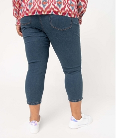 pantacourt en jean femme grande taille en denim stretch bleuI636101_3