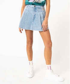 jupe short femme en jean - camps united bleu jupes en jeanI636801_1