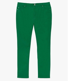 GEMO Pantalon coupe Regular femme grande taille vert standard