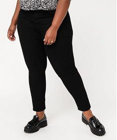 GEMO Pantalon coupe Regular femme grande taille Noir