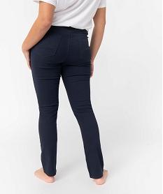 pantalon coupe regular taille normale femme bleu pantalonsI638101_3