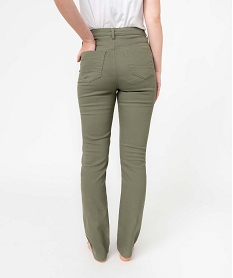 pantalon coupe regular taille normale femme vert pantalonsI638201_3