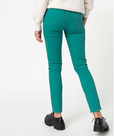 pantalon coupe slim taille normale femme vert pantalonsI638701_3