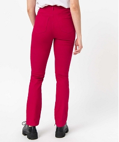 pantalon coupe regular taille normale femme rouge pantalonsI638901_3