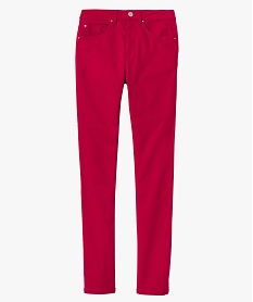 pantalon coupe regular taille normale femme rouge pantalonsI638901_4