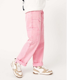 GEMO Jean femme coupe large - Camps United Rose