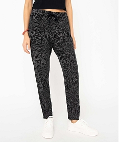 GEMO Pantalon femme fluide imprimé Imprimé