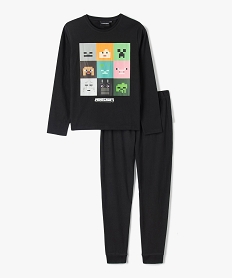 GEMO Pyjama garçon avec motif XXL - Minecraft noir standard