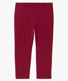 pantalon de costume femme grande taille rougeI645101_4