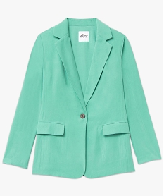 veste de tailleur femme avec fermeture un bouton vert vestesI652301_4