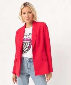 TEE-SHIRT ECRU VESTE ROSE