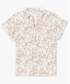 chemise femme imprimee a manches courtes multicolore chemisiersI654901_4