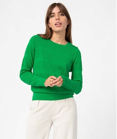 NU-PIED NOIR PULL VERT